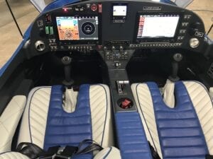 N557BL PANEL AND SEATS